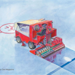 Zamboni illustration-Owl Zamboni illustration-Owl