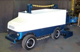A Zamboni Company restoration of a Model K No. 757 with the vintage paddle and chain technology.