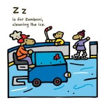 ABC of Canada, Z is for Zamboni clearing the ice